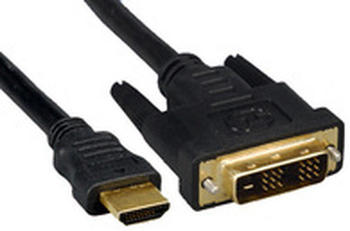 MicroConnect HDMI - DVI-D (5m) - HDMI - DVI-D - Männlich/männlich - Schwarz (HDM191815)