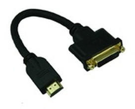 MicroConnect DVIHDMI15CM HDMI DVI Schwarz Kabelschnittstellen-/adapter (DVIHDMI15CM)