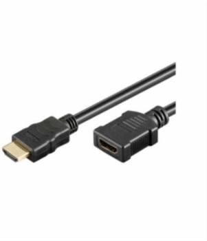 MicroConnect HDMI M/F 3m Schwarz (HDM19193FV1.4)