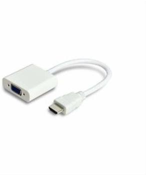 MicroConnect HDMI - VGA - Männlich/weiblich - Weiß (HDMVGA1)