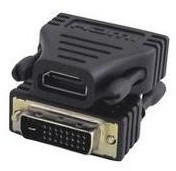 MicroConnect Adapter HDMI 19 - DVI 24+1 - HDMI 19 - DVI 24+1 - Männlich/weiblich - Schwarz (HDM19F24)