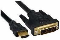 MicroConnect HDMI 19 - DVI-D (1m) - Männlich/männlich - Schwarz (HDM191811)
