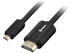 Sharkoon Kabel HDMI Stecker > micro HDMI Stecker schwarz, 1,0m, HDMI 2.0 4K