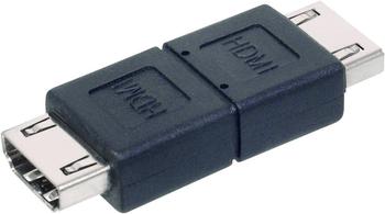 Digitus HDMI Adapter [1x HDMI-Buchse - 1x HDMI-Buchse] Schwarz