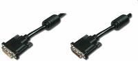 Digitus DVI Anschlusskabel [1x DVI-Stecker 24+1pol. - 1x DVI-Buchse 24+1pol.] 10 m Schwarz