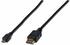 Digitus HDMI Anschlusskabel [1x HDMI-Stecker - 1x HDMI-Stecker D Micro] 1 m Schwarz