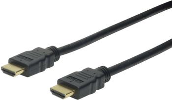Digitus HDMI Anschlusskabel [1x HDMI-Stecker - 1x HDMI-Stecker] 1 m Schwarz