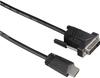 Hama 00205018, Hama HDMI / DVI Adapterkabel HDMI-A Stecker, DVI-D 18+1pol....