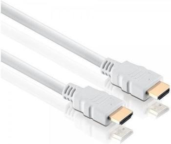 deleyCON HDMI-Kabel mit Ethernet Weiß 20,0m