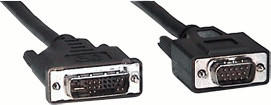 InLine 17882A DVI-A Kabel, analog 12+5 Stecker auf 15pol HD Stecker VGA (3,0m)