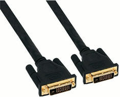 InLine 17771P DVI-D Anschlusskabel PREMIUM, digital 24+1 St/St, Dual Link (1,0m)