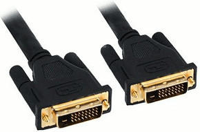 InLine 17779P DVI-D Anschlusskabel PREMIUM, digital 24+1 St/St, Dual Link (10,0m)