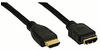 InLine 17631G HDMI Verlängerung 19pol St/Bu, schwarz, vergoldete Kontakte (1,0m)