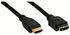 InLine 17631G HDMI Verlängerung 19pol St/Bu, schwarz, vergoldete Kontakte (1,0m)