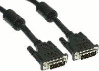 InLine 17793 DVI-I Kabel, digital/analog, 24+5 St/St, Dual Link (3,0m)