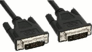 InLine 17775A DVI-D Kabel, digital 24+1 St/St, Dual Link (5,0m)