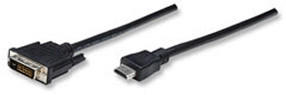 Manhattan 372527 HDMI / DVI Kabel (4,5m)