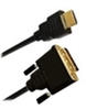 Jou Jye HDMI/DVI-D Kabel schwarz AVC 132-1,0m in 1m Länge