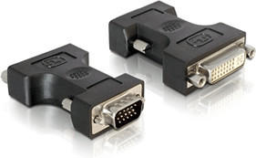 DeLock 65017 Adapter DVI 24+5 Buchse > VGA 15pin Stecker
