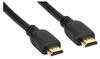 InLine 17007P HDMI 1.4, mit Ethernet, St/St, schwarz/gold (7,5m)