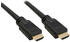 InLine 17055P HDMI 1.4, mit Ethernet, St/St, schwarz/gold (0,5m)