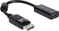 High Speed Display Port St.> Hdmi Adapter-bu. 0.22 M Ferrit [bk], Schwarz - Delock