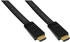 InLine HDMI 1.4 Flachkabel, mit Ethernet, schwarz/gold