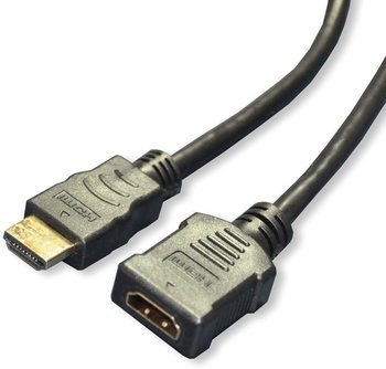 Goobay HDMI Kabel HiSpeed/wE 0100 G-Ext (1,0m)