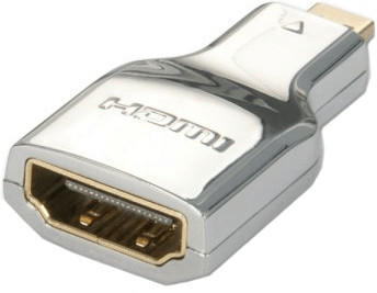 Lindy 41510 CROMO Adapter HDMI (Kupp.) an HDMI Micro (St.)