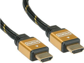 Roline Gold HDMI High Speed Kabel mit Ethernet (3,0m)