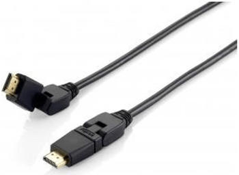 Equip 119363 High Speed HDMI Kabel mit Ethernet schwenkbar (3,0m)