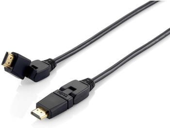Equip 119361 High Speed HDMI Kabel mit Ethernet schwenkbar (1,0m)