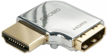 Lindy 41508 CROMO HDMI Adapter, 90 Grad "Links"