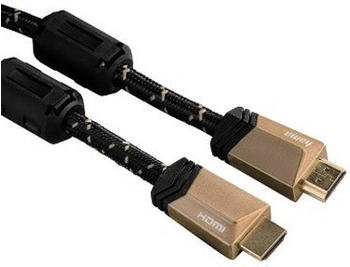 Hama 122123 High Speed HDMI Kabel St/St, Metall, Ethernet (0,75m)