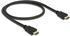 DeLock 28 AWG - HDMI, 19-polig (M) - HDMI, 19-polig (M) - 50cm - Schwarz (84751)