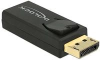 Delock Displayport Adapter Dp - Hdmi St/bu 4k Aktiv Schwarz