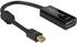 DeLock Mini DisplayPort (M) - HDMI, 19-polig (W) - 20cm - (DisplayPort 1,2) - Schwarz (62613)