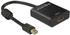 DeLock 62611 - mini DisplayPort 1.2 - HDMI - Männlich/weiblich - Schwarz - 0,2m - 3840 x 2160 Pixel (62611)