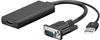 Goobay VGA auf HDMI Adapter mit 3.5mm-Klinke Audio (61259. 15-Polig. 3-Pin....