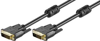 Goobay 93574 DVI-D FullHD Kabel Dual Link, Schwarz, 1.8 m