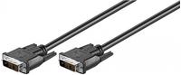 Goobay 50850 DVI-D FullHD Kabel Single Link, Schwarz, 2 m