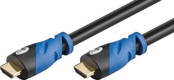 Goobay 72318 Premium High Speed HDMI Kabel mit Ethernet, 2 m