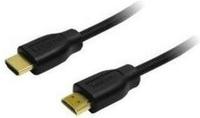 LogiLink HDMI Anschlusskabel HDMI-A Stecker, HDMI-A Stecker 3.00 m Schwarz CH0038 4K