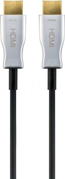 Goobay Optisches Hybrid HDMI Kabel, vergoldet (59804) 10,00m