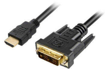 Sharkoon SHA HDMI -> DVI-D (18+1) 1,0m, Kabel schwarz