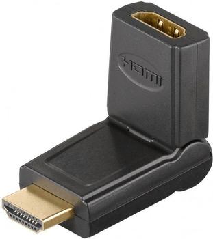 Goobay 51721 HDMI-Adapter, HDMI A-Buchse > HDMI A-Stecker, Schwarz