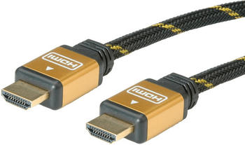 Roline Gold HDMI High Speed Kabel mit Ethernet (1,0m)
