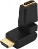 Goobay HDMI Adapter A-Buchse auf A-Stecker abwinkelbar 