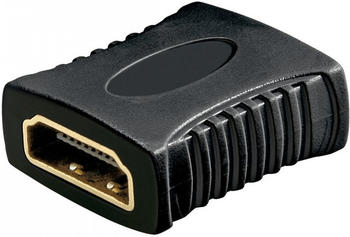 Goobay 60729 HDMI Adapter, Schwarz HDMI A-Buchse>HDMI A-Buchse
