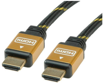 Roline Gold HDMI High Speed Kabel mit Ethernet (10,0m)